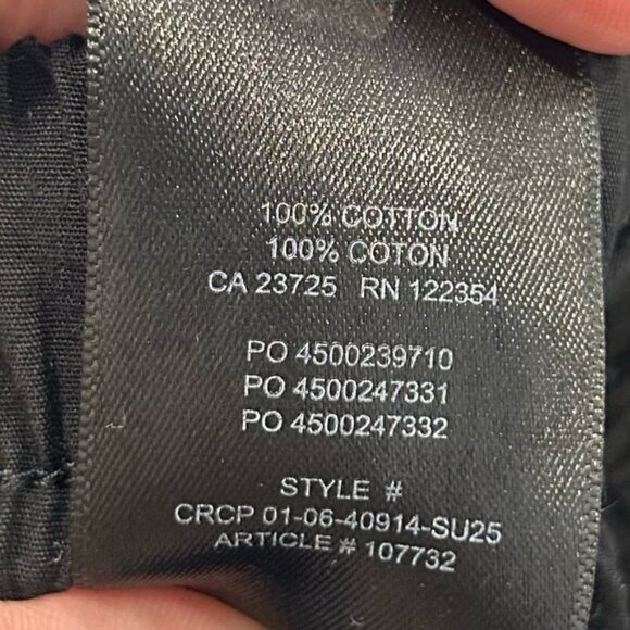 Aritzia Babaton System Wide-leg cotton Poplin Pant Black - Picture 13 of 13